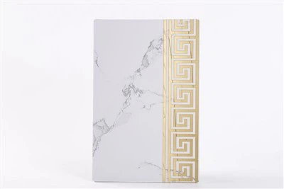 Räflad UV-marmorpanel